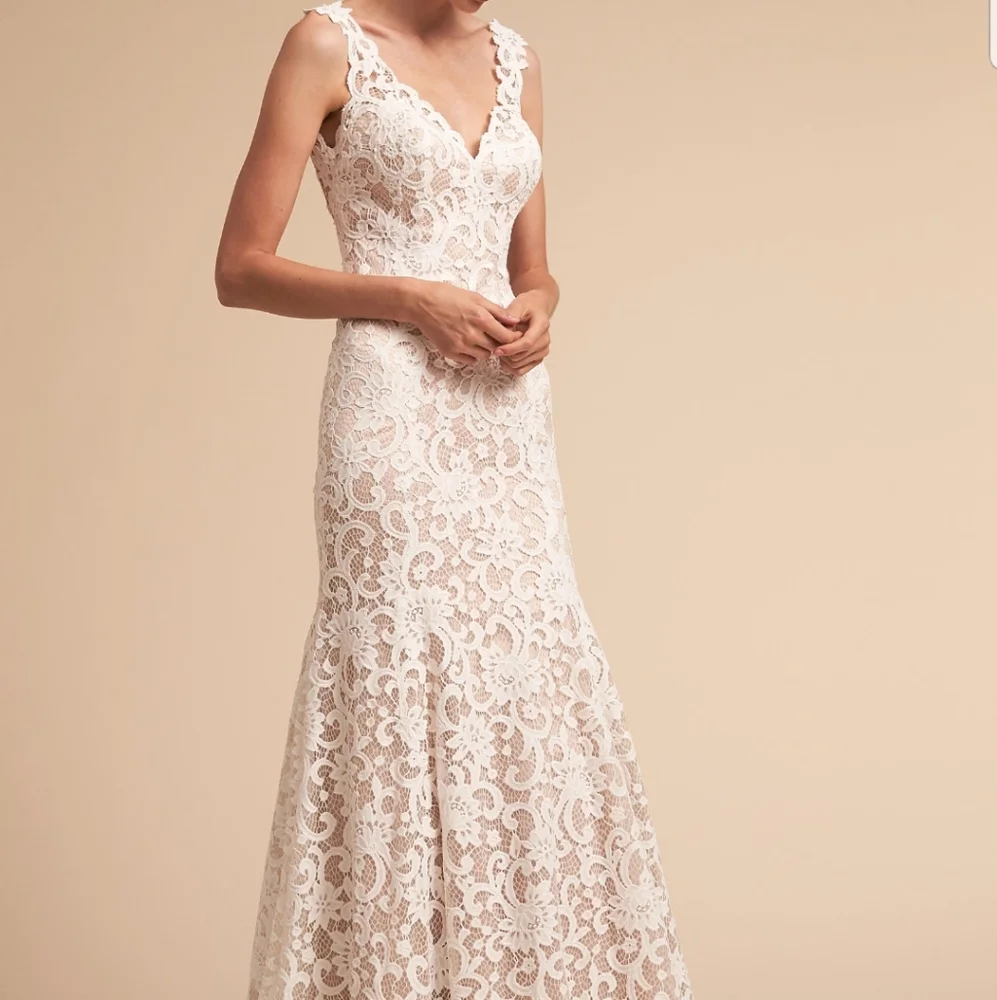 NEW WITH TAGS BHLDN Eddy K wedding dress sz 18 - Picture 1 of 14